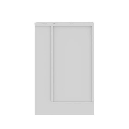 ตู้เตี้ยเข้ามุมขวา SB FURNITURE PURIN 19220507 55 ซม. สีขาว_4