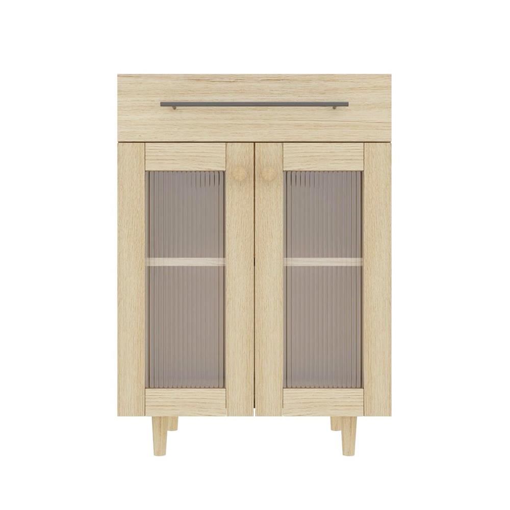 ตู้เตี้ยบานเปิด SB FURNITURE RIKU 19215430 60 ซม. สีแคนยอนโอ๊ค