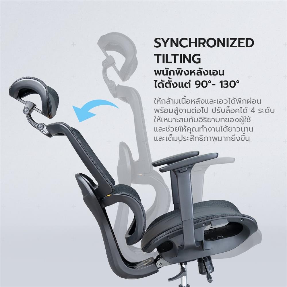 เก้าอี้สุขภาพ NUBWO NXRG01 สีดำ
