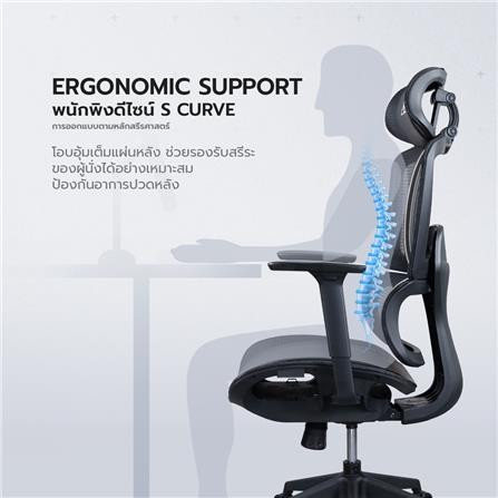 เก้าอี้สุขภาพ NUBWO NXRG01 สีดำ_8