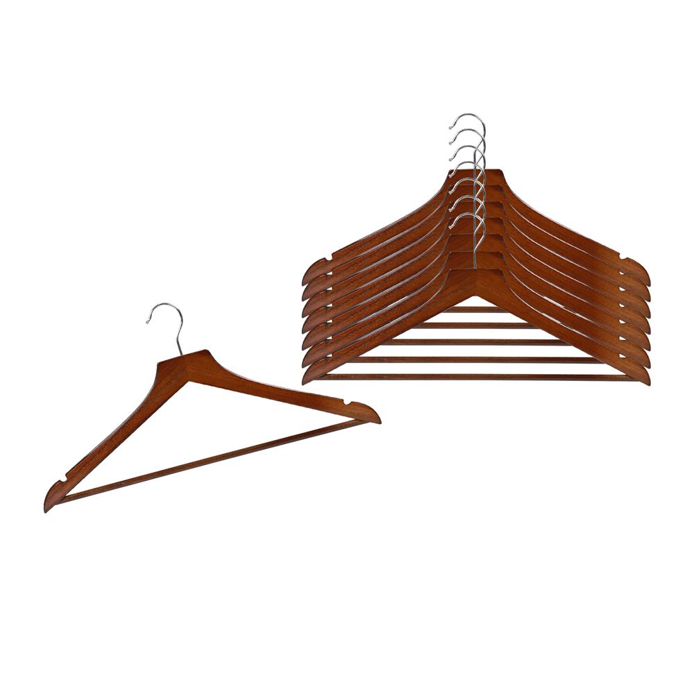 ไม้แขวนเสื้อ PLIM แพ็ก 8 ชิ้น สีไม้โอ๊ค