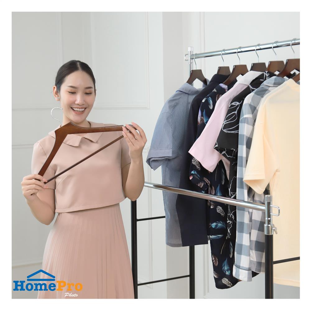 ไม้แขวนเสื้อ PLIM แพ็ก 8 ชิ้น สีไม้โอ๊ค