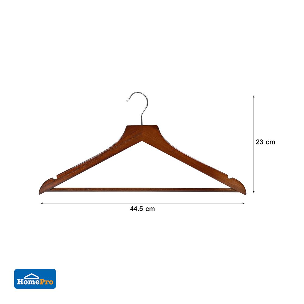 ไม้แขวนเสื้อ PLIM แพ็ก 8 ชิ้น สีไม้โอ๊ค