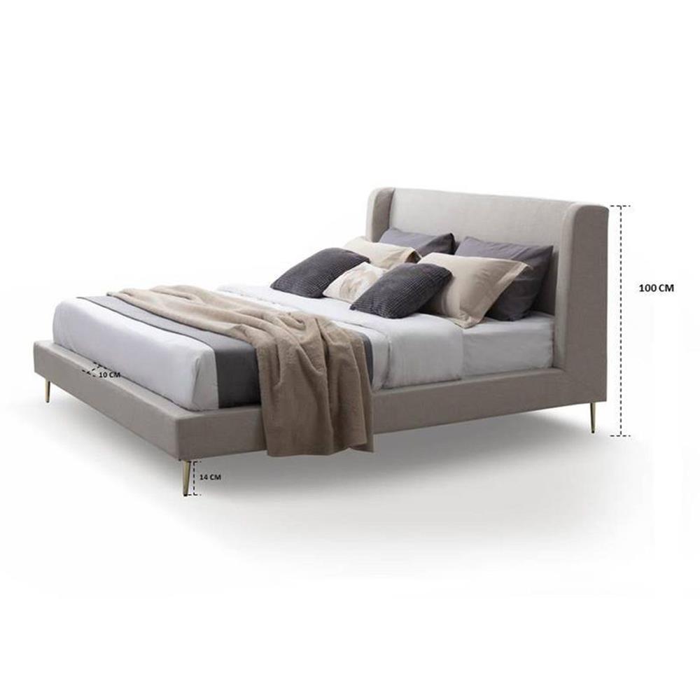 เตียง 5 ฟุต SB FURNITURE FLAVIO 19213208 สีครีม