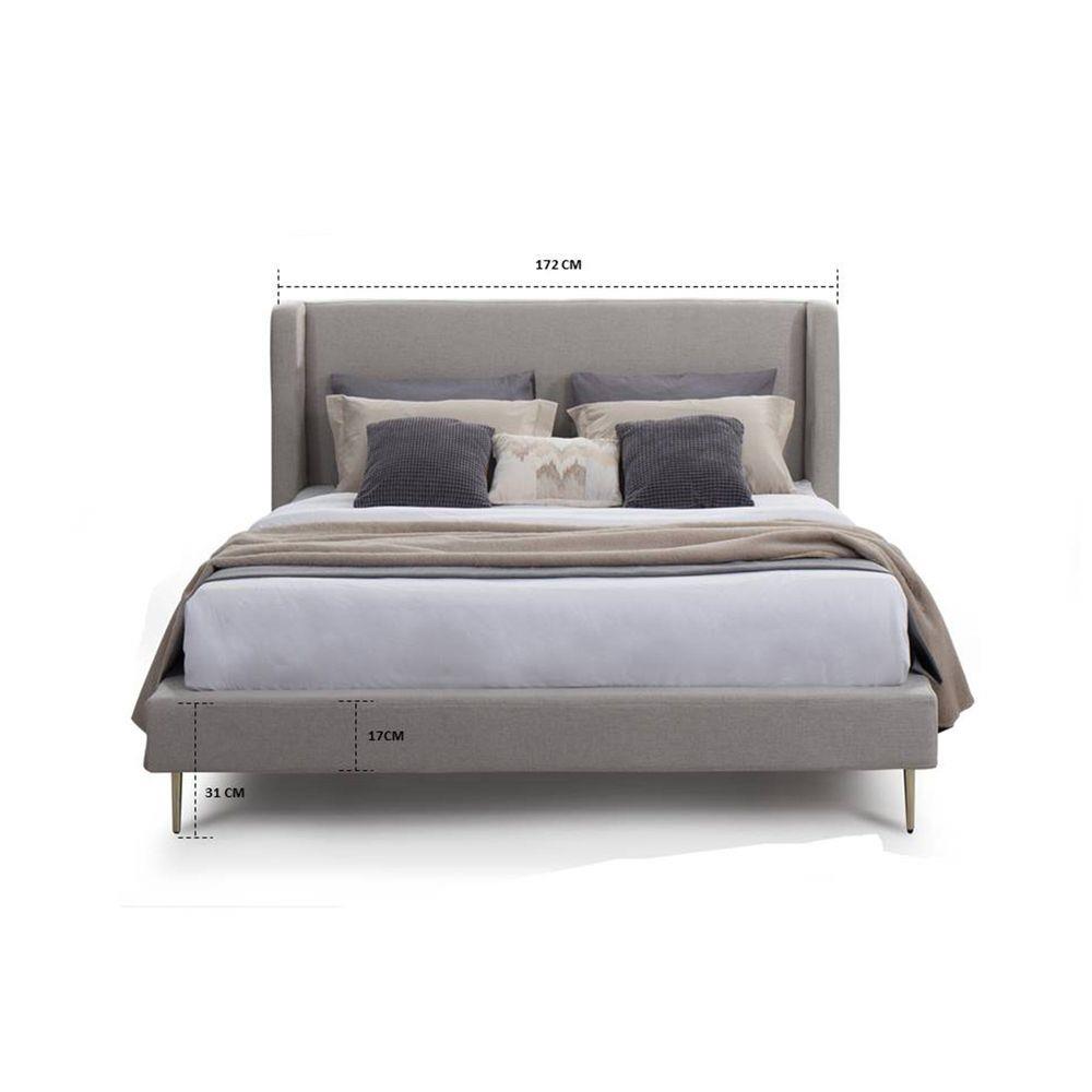 เตียง 5 ฟุต SB FURNITURE FLAVIO 19213208 สีครีม