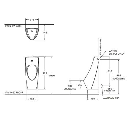 โถปัสสาวะชายอัตโนมัติ COTTO C31607AC_2