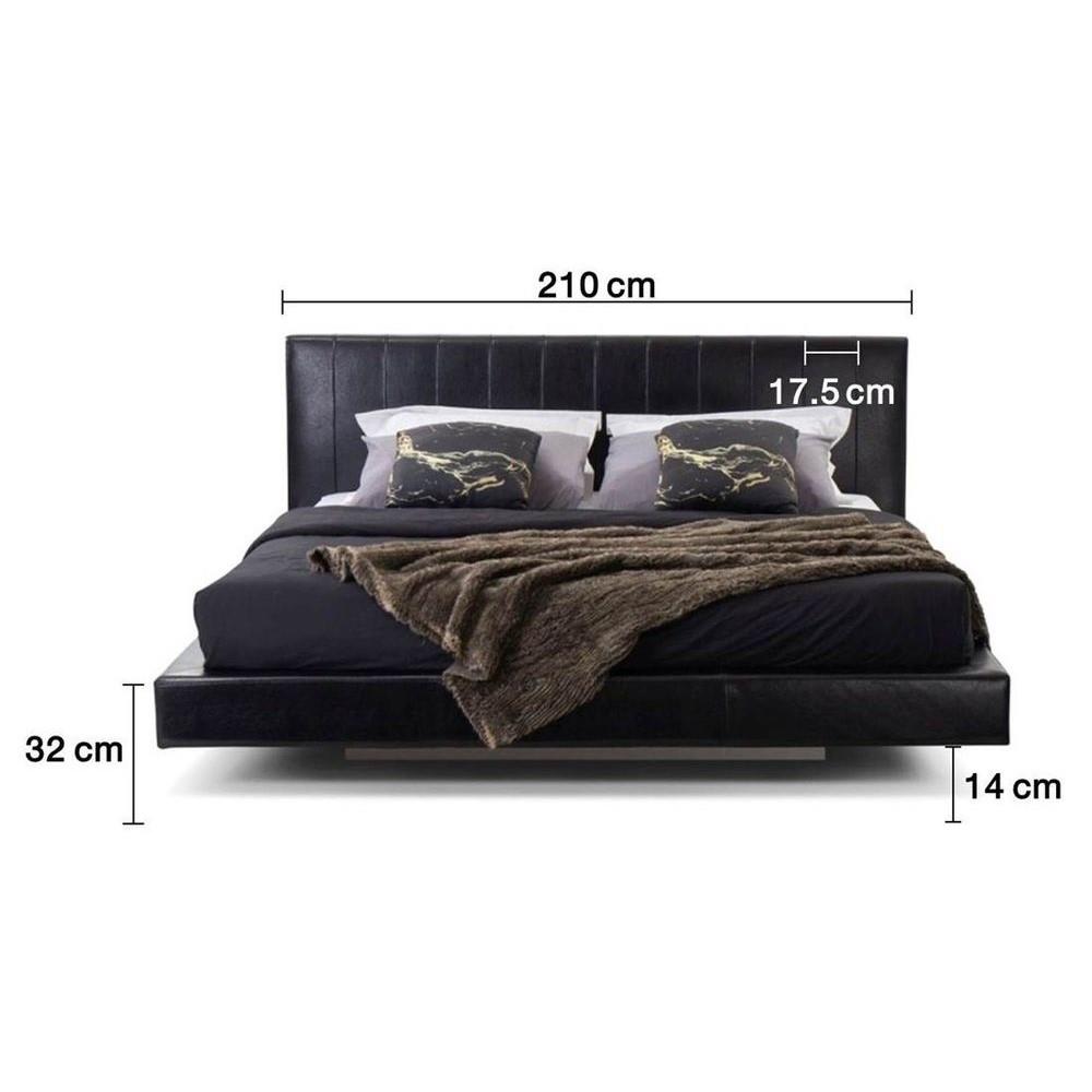 เตียง 6 ฟุต SB FURNITURE LINEA 19212617 สีดำ