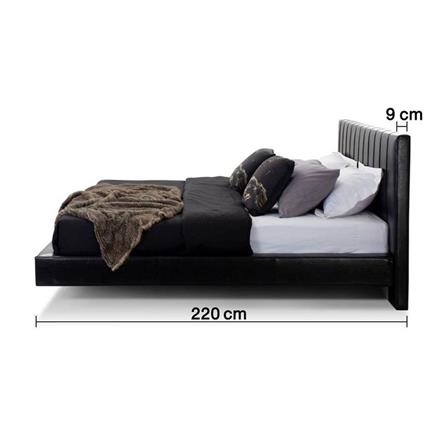 เตียง 6 ฟุต SB FURNITURE LINEA 19212617 สีดำ_8