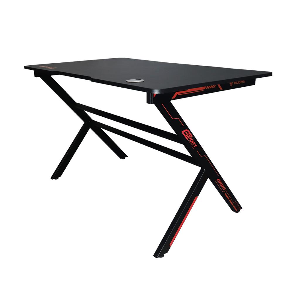 โต๊ะเกมมิ่ง NUBWO ND-600S สีดำ/แดง