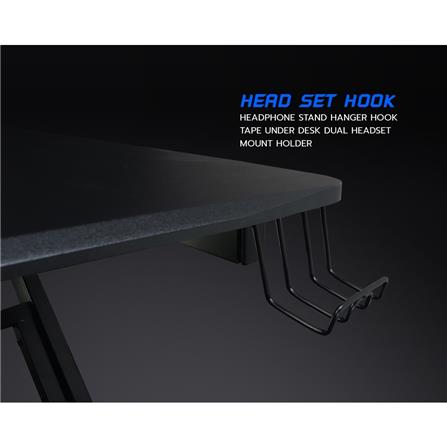 โต๊ะเกมมิ่ง NUBWO ND-600S สีดำ/แดง_3