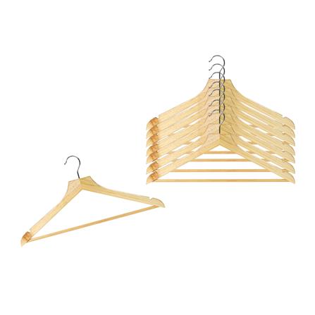 ไม้แขวนเสื้อ PLIM แพ็ก 8 ชิ้น สีไม้ธรรมชาติ_3