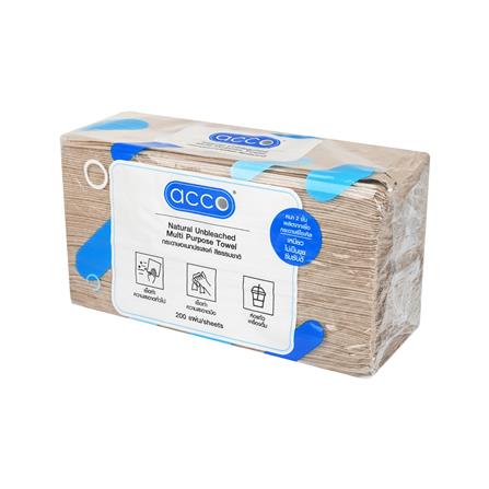 กระดาษอเนกประสงค์ ACCO 200 แผ่น สีน้ำตาล_2