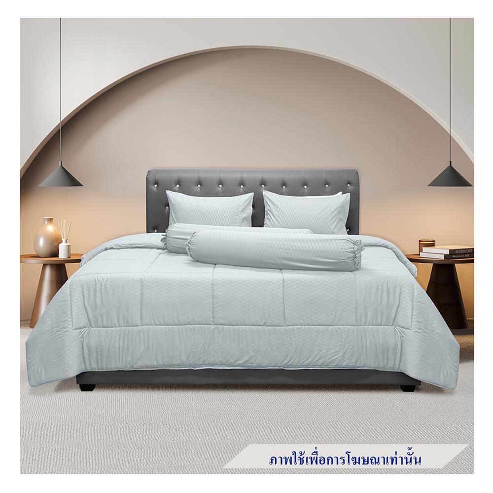 ชุดผ้าปูที่นอน 6 ฟุต 5 ชิ้น PICASSO CLASSIC STYLE สี LAGOS GREY