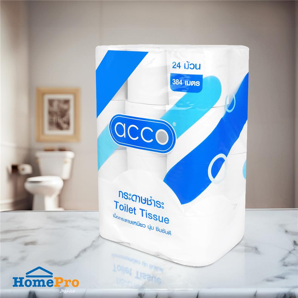 กระดาษชำระ ACCO REGULAR แพ็ก 24 ม้วน