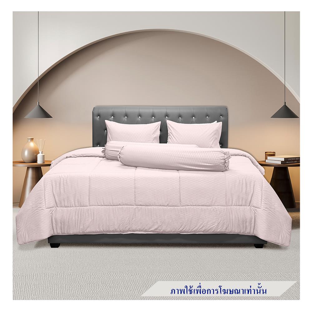 ชุดผ้าปูที่นอน 6 ฟุต 5 ชิ้น PICASSO CLASSIC STYLE LAGOS PINK