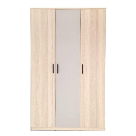 ตู้เสื้อผ้า 3 บานเปิด FURDINI THRU WD1254 120 ซม. สีออทตาวา/แซนด์สโตน_1