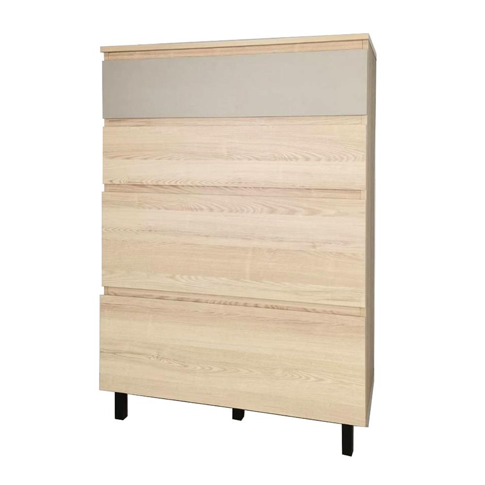 ตู้ลิ้นชัก 4 ลิ้นชัก FURDINI THRU DC8014 สีออทตาวา/แซนด์สโตน