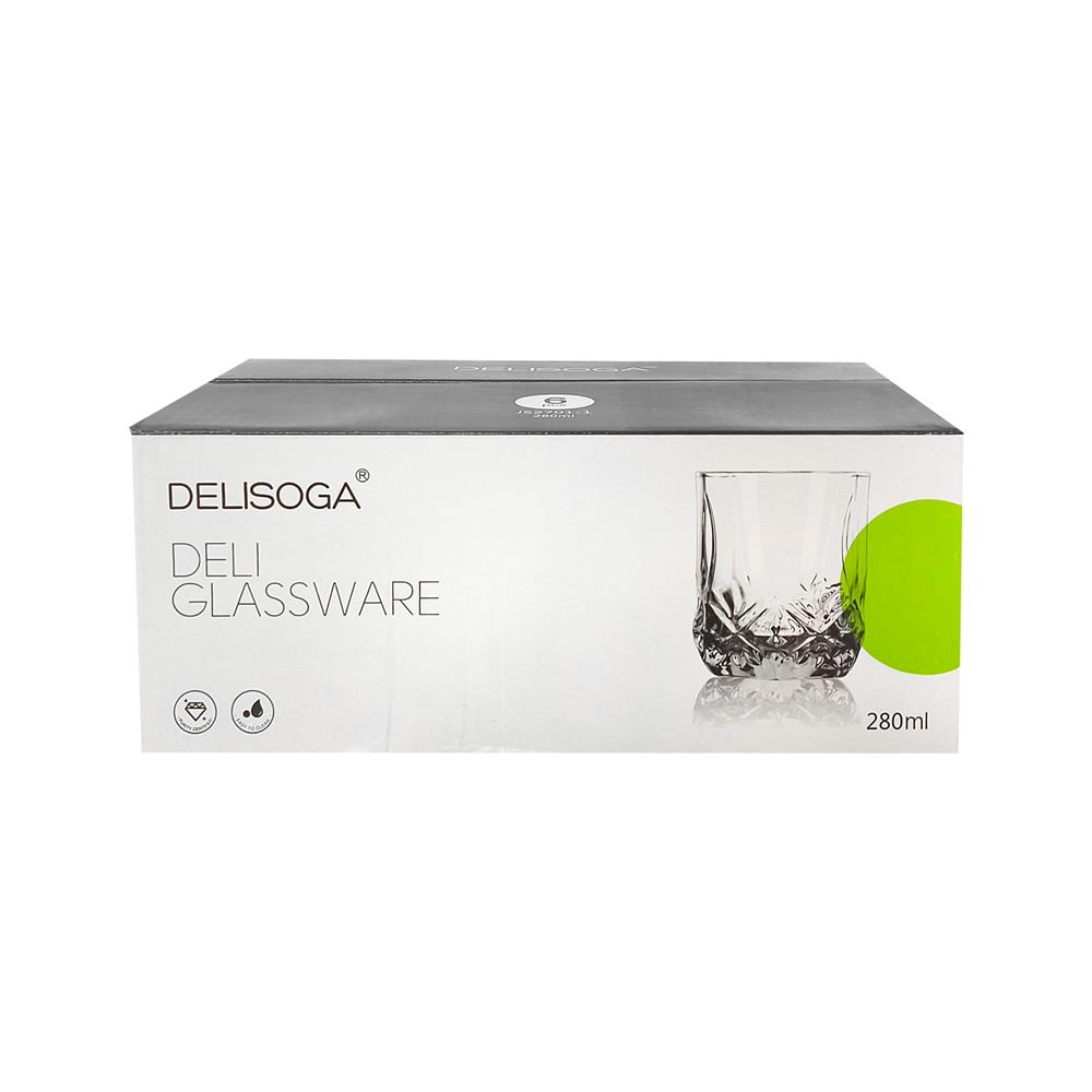 แก้วน้ำ 280 มล. RIPPLE CLICK แพ็ก 6 ใบ