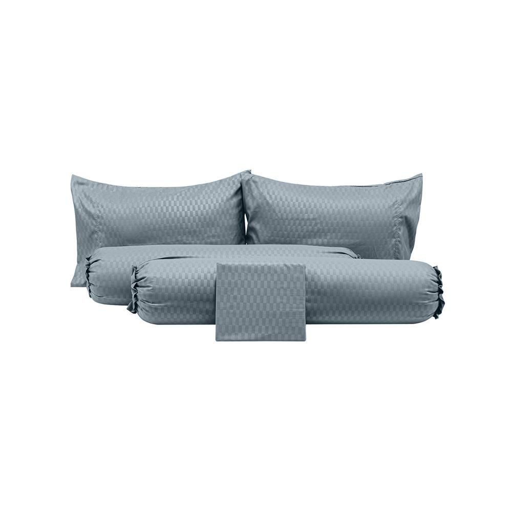 ชุดผ้าปูที่นอน 6 ฟุต 5 ชิ้น PICASSO CLASSIC STYLE LAGOS DARKGREY