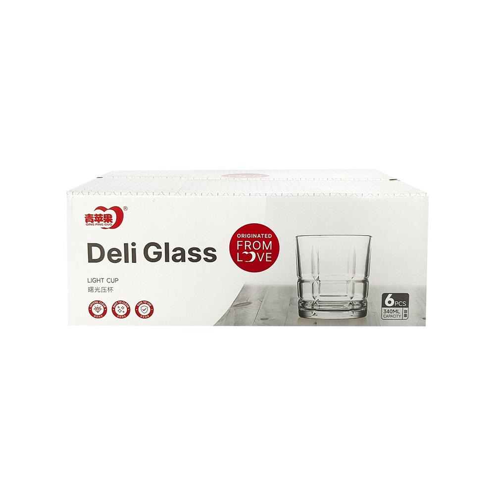 แก้วน้ำ 340 มล. RIPPLE IT แพ็ก 6 ใบ