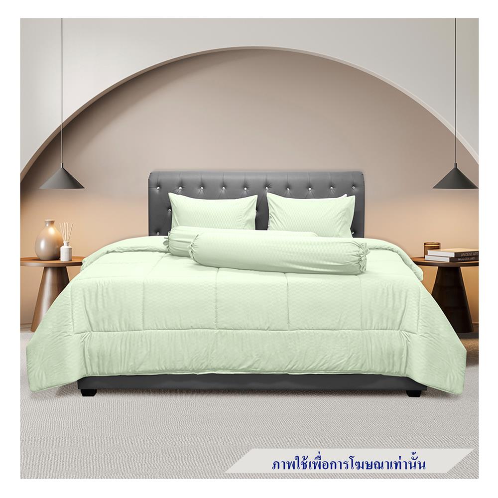 ชุดผ้าปูที่นอน 6 ฟุต 5 ชิ้น PICASSO CLASSIC STYLE LAGOS GREEN