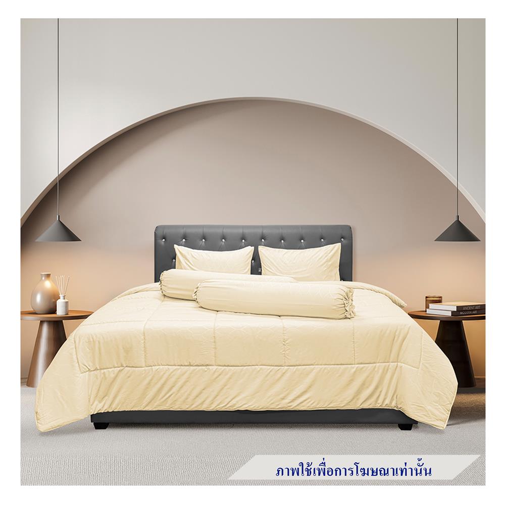 ชุดผ้าปูที่นอน 6 ฟุต 5 ชิ้น PICASSO CLASSIC STYLE COPEN CREAM