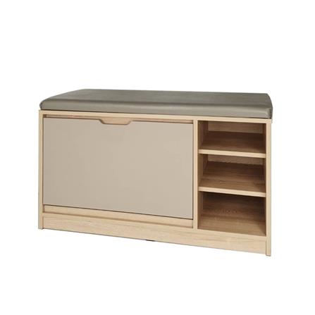 ตู้วางรองเท้าพร้อมสตูล FURDINI SB9011 สีออทตาวา/แซนด์สโตน_2