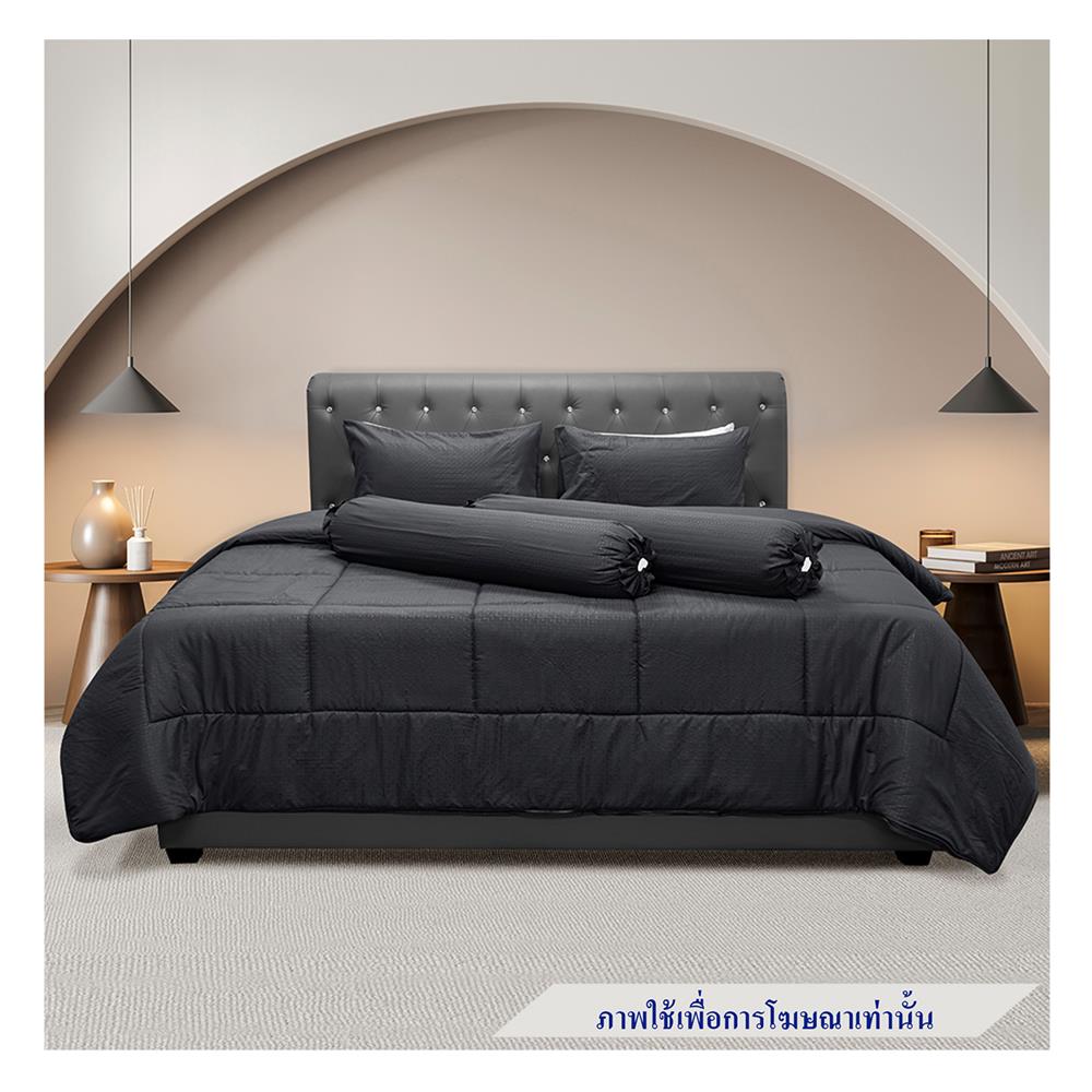 ชุดผ้าปูที่นอน 6 ฟุต 5 ชิ้น PICASSO CLASSIC STYLE FIRA DARK GREY