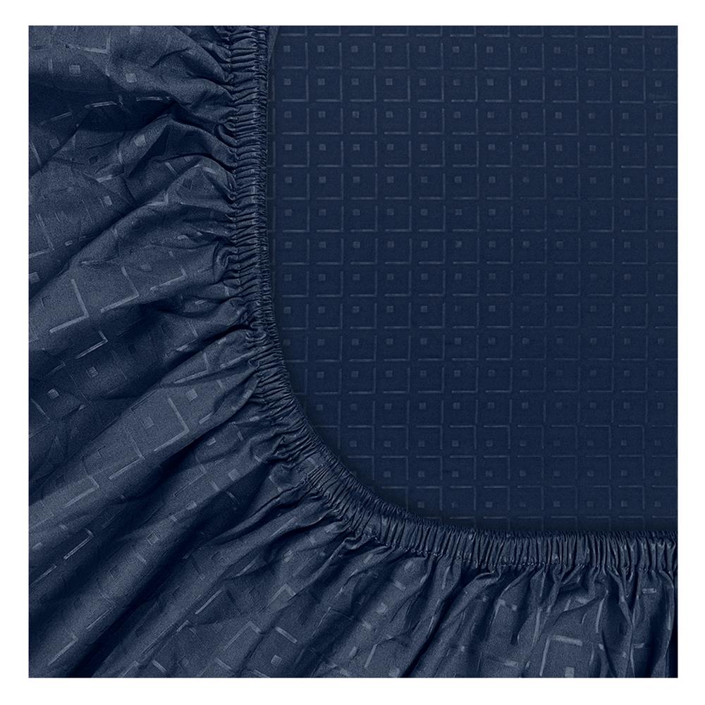 ชุดผ้าปูที่นอน 6 ฟุต 5 ชิ้น PICASSO CLASSIC STYLE FIRA NAVY BLUE