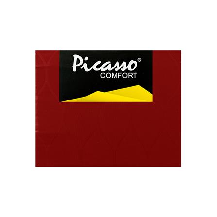 ชุดผ้าปูที่นอน 6 ฟุต 5 ชิ้น PICASSO CLASSIC STYLE สี COPEN RED_4