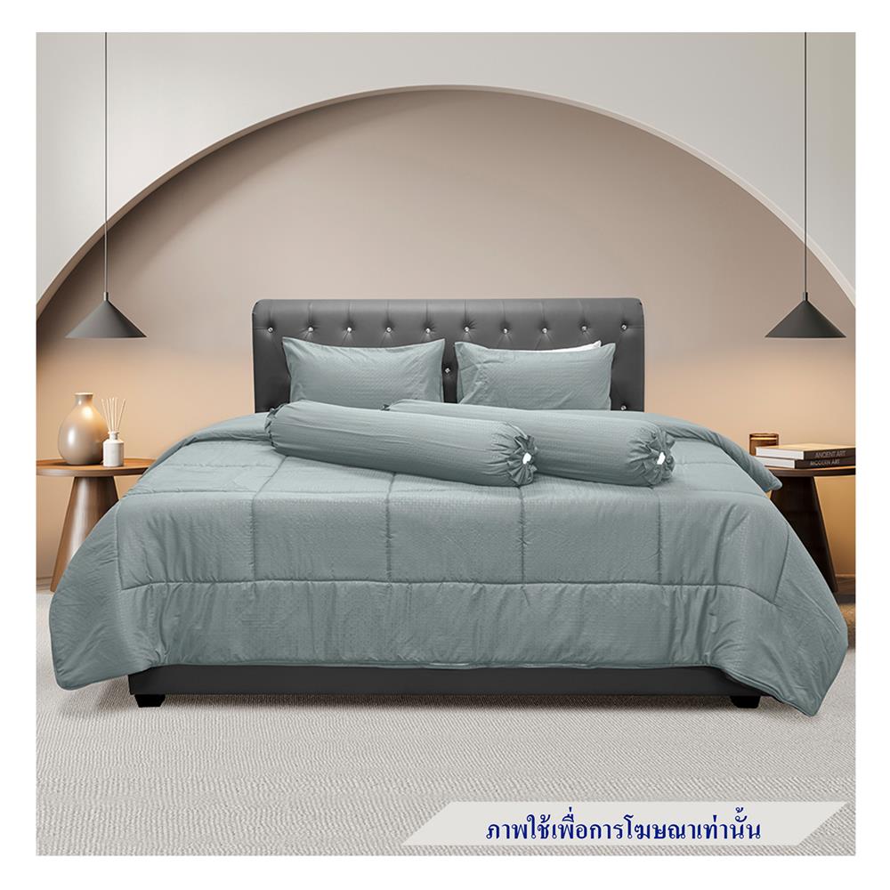 ชุดผ้าปูที่นอน 6 ฟุต 5 ชิ้น PICASSO CLASSIC STYLE FIRA GREY