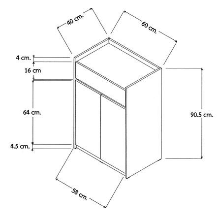 ตู้วางรองเท้า FURDINI SB6066 60 ซม. สีออทตาวา/แซนด์สโตน_6