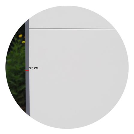 ประตูภายใน HDF METRO LINEA 01 80X200 ซม. สีรองพื้น ไม่เจาะลูกบิด_4