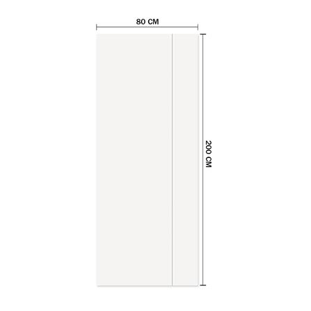 ประตูภายใน HDF METRO LINEA 01 80X200 ซม. สีรองพื้น ไม่เจาะลูกบิด_3