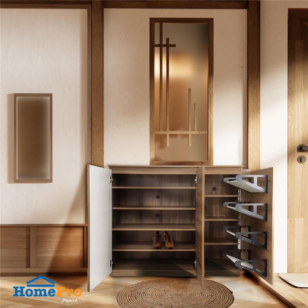 ตู้วางรองเท้า FURDINI SB1267 120 ซม. สีเชสนัท