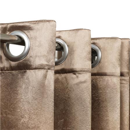 ผ้าม่าน EYELET HOME LIVING STYLE AURA UV 270X160 ซม. สีน้ำตาล_2