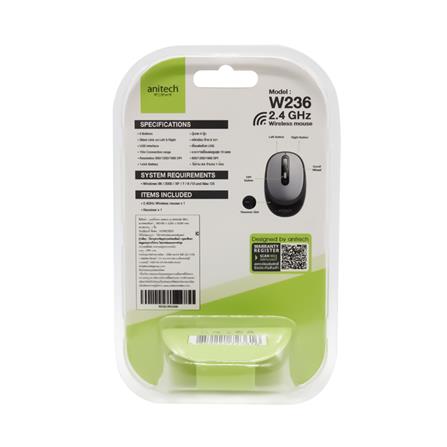 เมาส์ไร้สาย ANITECH W236 สีดำ_1