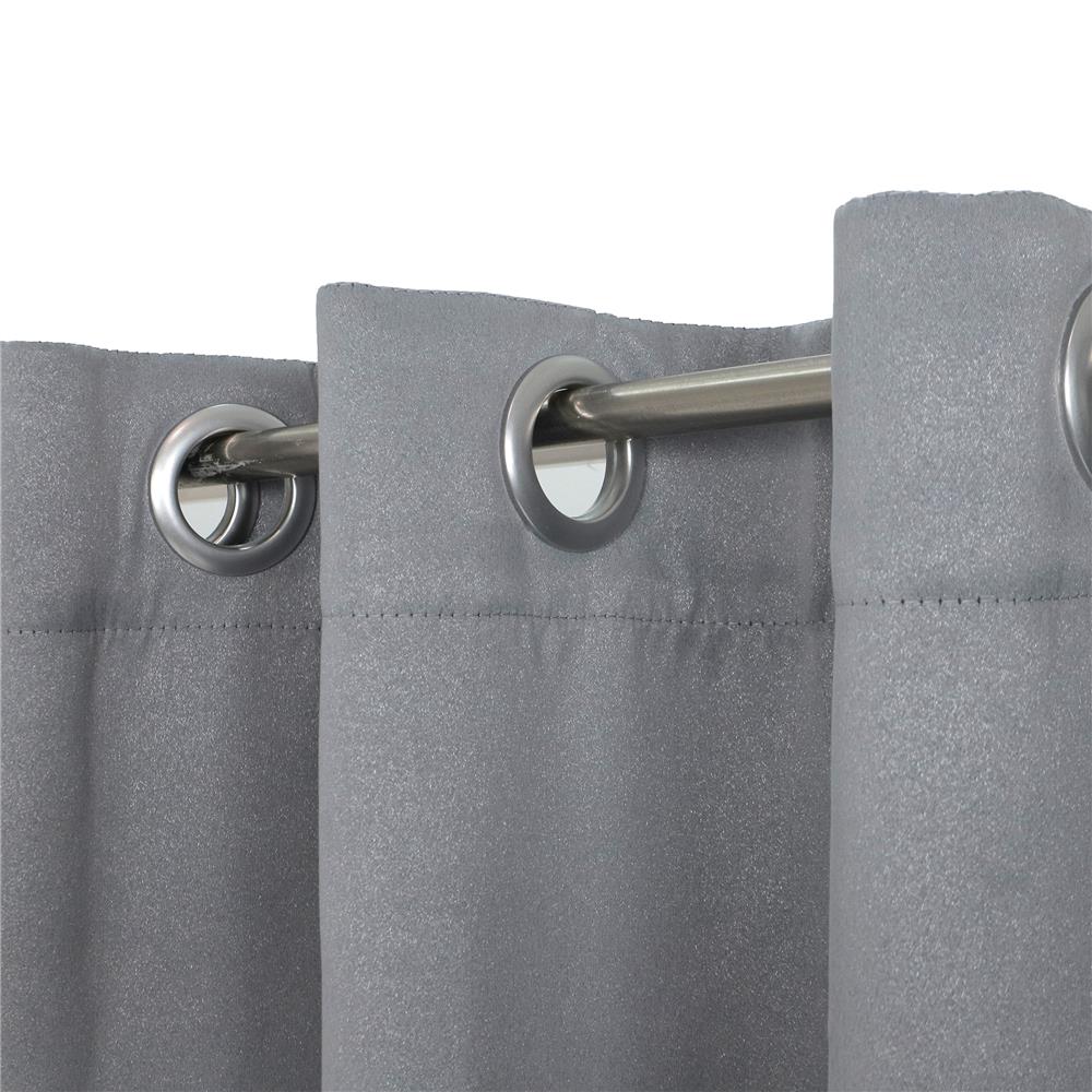 ผ้าม่าน EYELET HOME LIVING STYLE GLAM UV 150X220 ซม. สีเทา