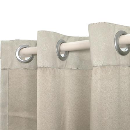 ผ้าม่าน EYELET HOME LIVING STYLE GLAM UV 150X160 ซม. สีครีม_2