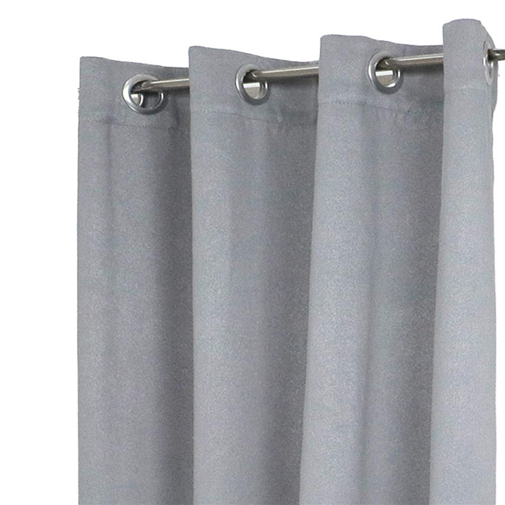 ผ้าม่าน EYELET HOME LIVING STYLE GLAM UV 150X160 ซม. สีเทา