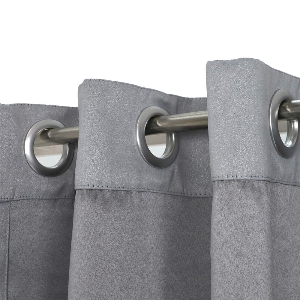 ผ้าม่าน EYELET HOME LIVING STYLE GLAM UV 150X160 ซม. สีเทา