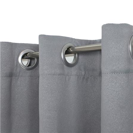 ผ้าม่าน EYELET HOME LIVING STYLE GLAM UV 150X160 ซม. สีเทา_3