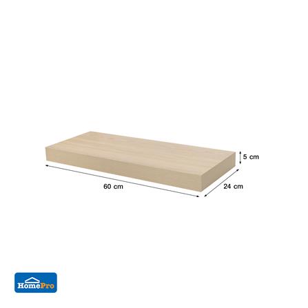 แผ่นชั้นไม้ซ่อนขา STACKO 60x24x5 ซม. สีไวท์โอ๊ค_7