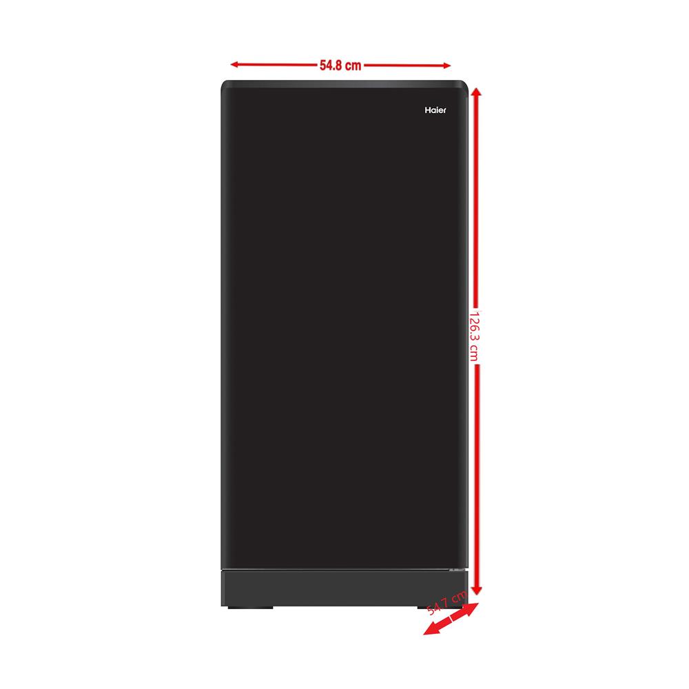 ตู้เย็น 1 ประตู HAIER HR-SD199F BE 6.6 คิว สีดำ