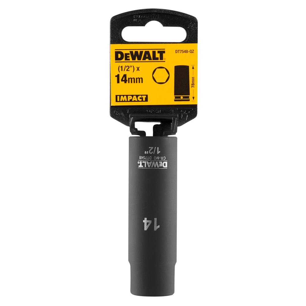 ลูกบ็อกซ์ยาว DEWALT DT7548-QZ 1/2 นิ้ว 14 มม.
