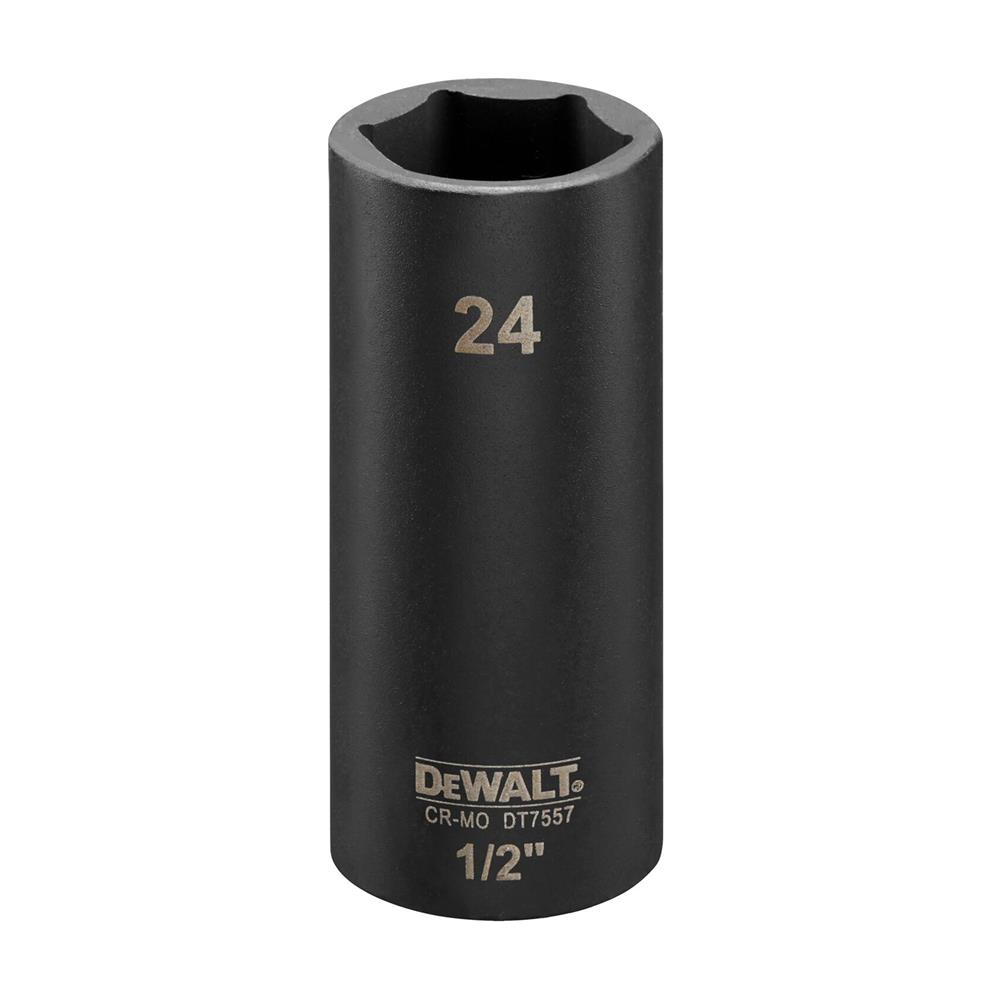ลูกบ็อกซ์ยาว DEWALT DT7557-QZ 1/2 นิ้ว 24 มม.