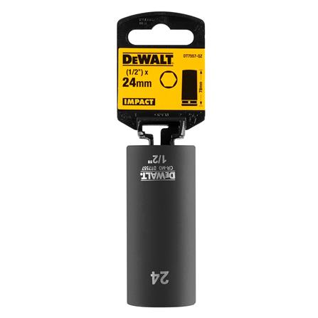 ลูกบ็อกซ์ยาว DEWALT DT7557-QZ 1/2 นิ้ว 24 มม._1