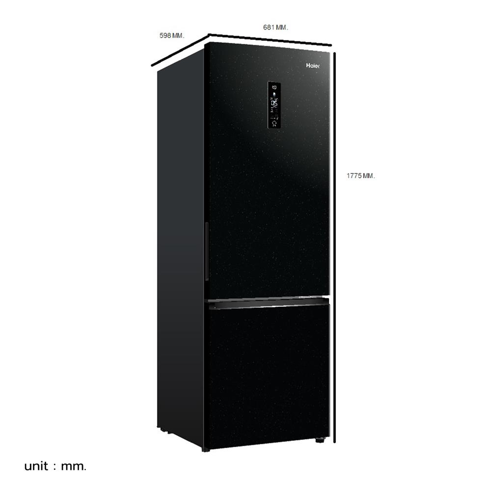 ตู้เย็น 2 ประตู HAIER HRF-BM329MI 11.4 คิว สีดำ อินเวอร์เตอร์