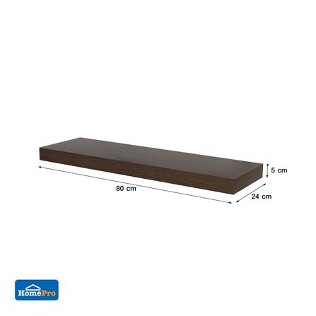 แผ่นชั้นไม้ซ่อนขา STACKO 80x24x5 ซม. สีวินเทจ ทีค_7
