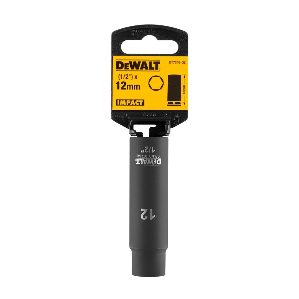 ลูกบ็อกซ์ยาว DEWALT DT7546-QZ 1/2 นิ้ว 12 มม.